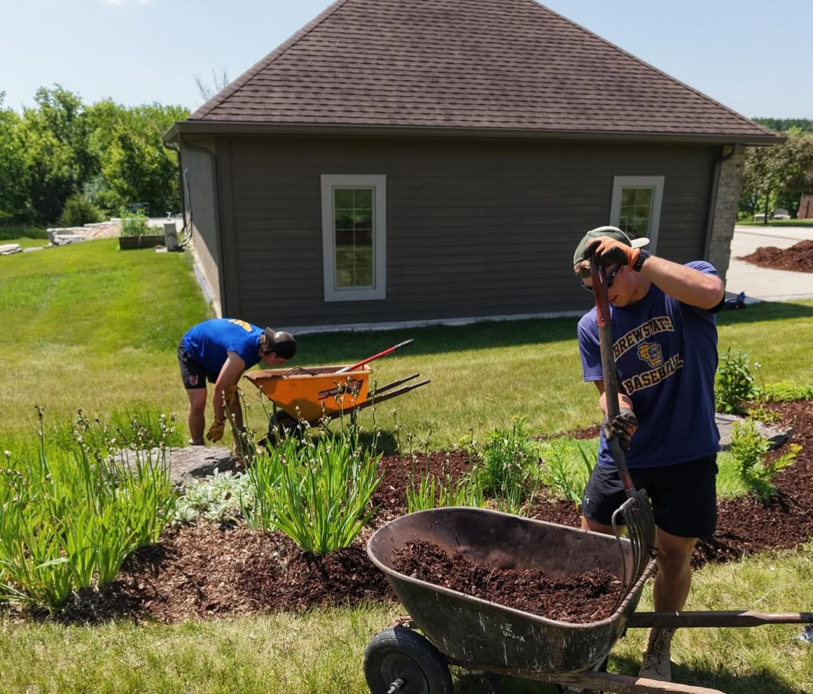 GreenCrest crew working on a property